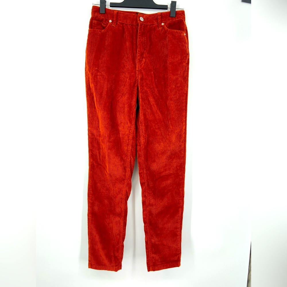 BDG Urban Outfitters Mom High-Rise wide well corduroy pants, rust color size 26